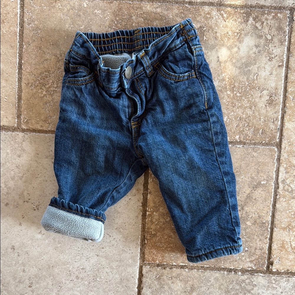 6-12 mos Old Navy Fleece Lined Jeans